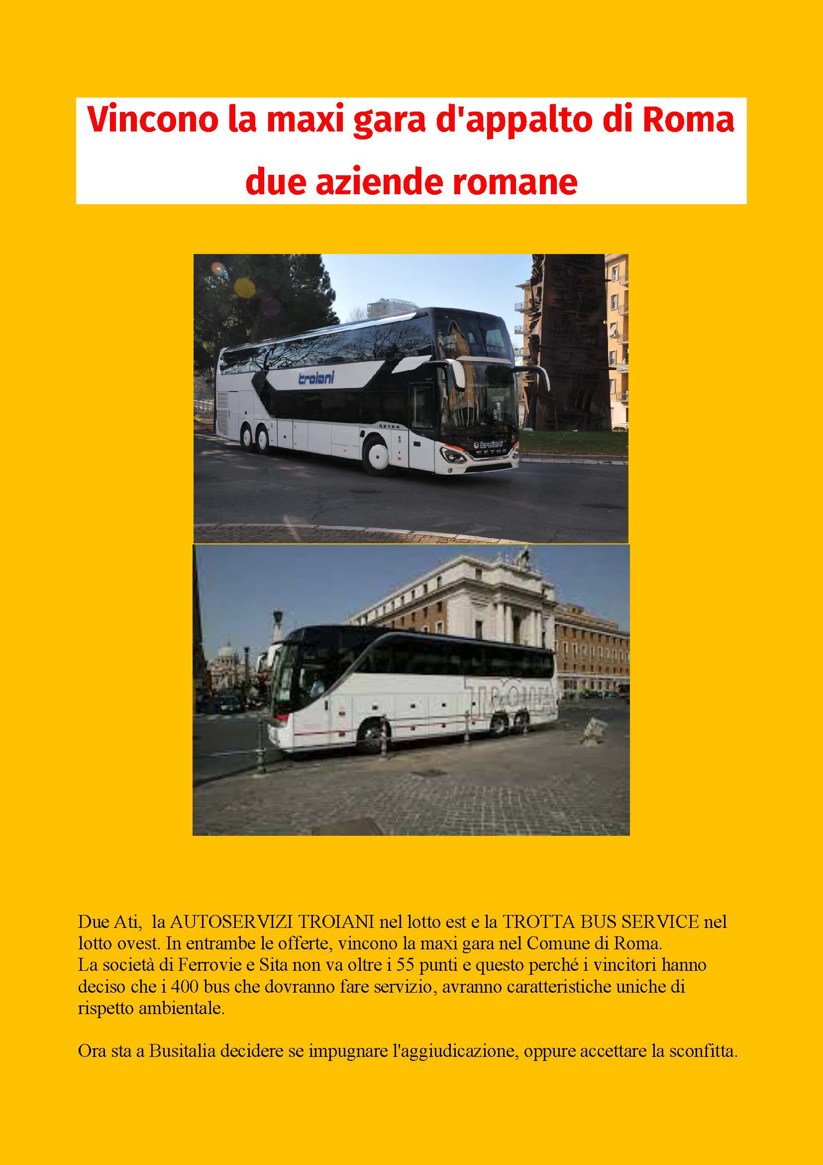 Scopri di più sull'articolo GARA TPL ROMA